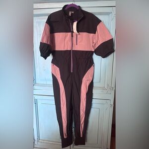 Sweaty Betty Black and Pink Jumpsuit